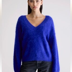 bellerose DATHE ANGORA-BLEND SWEATER Purple Women’s Size 4 Oversized